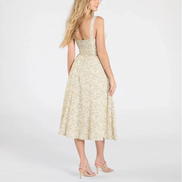 Floral A-Line Midi Dress.jpg