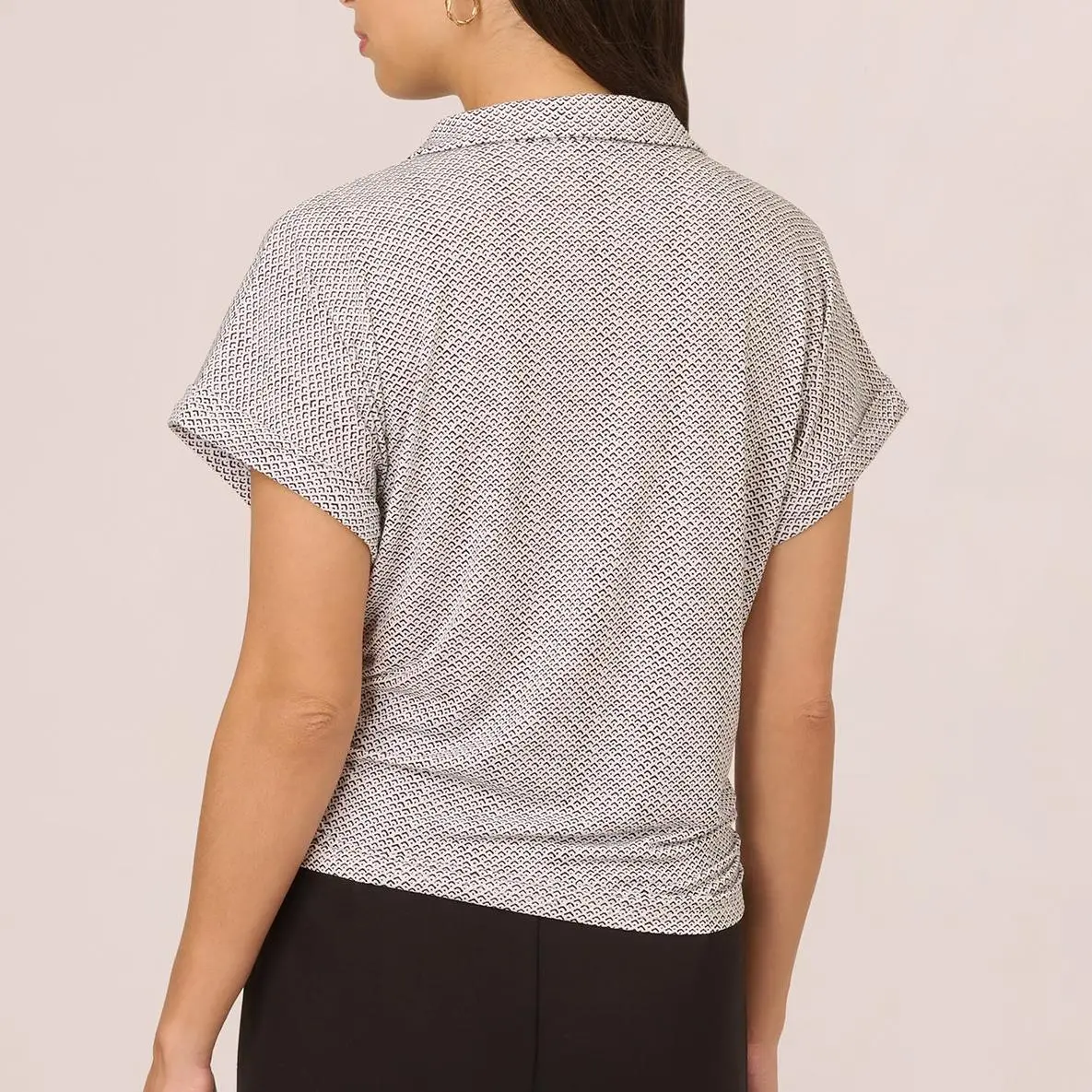 Custom Printed Short Sleeve Collared Top