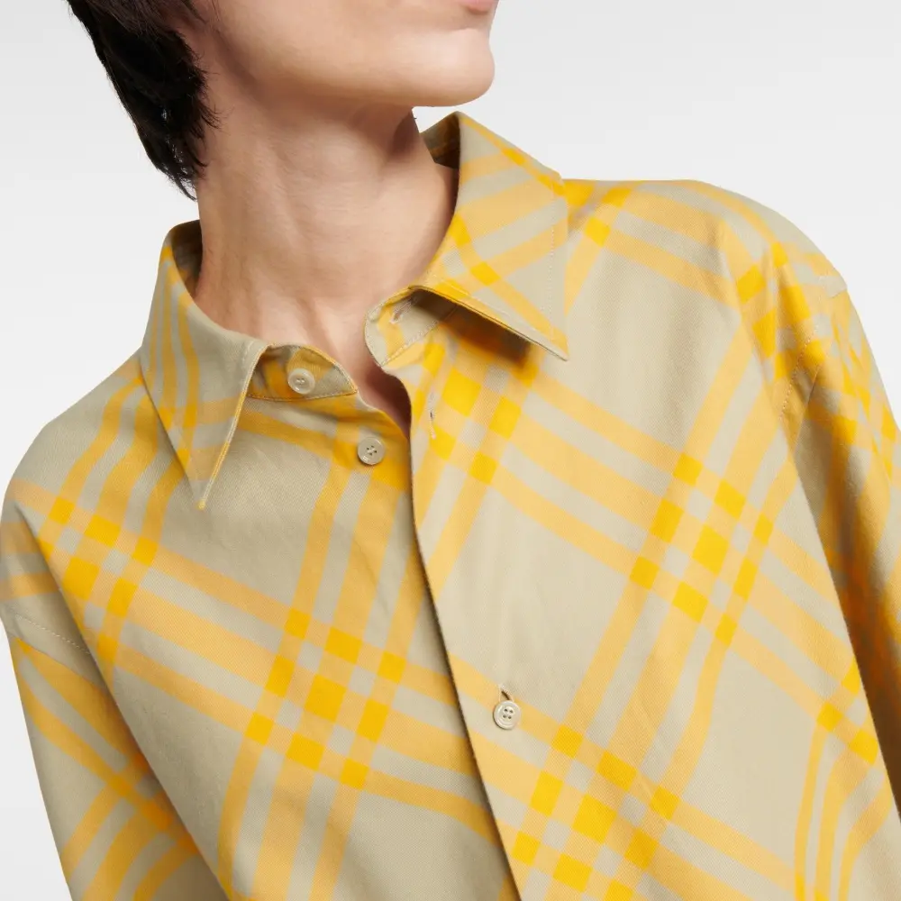 Check Cotton Shirt In Yellow (4).jpg