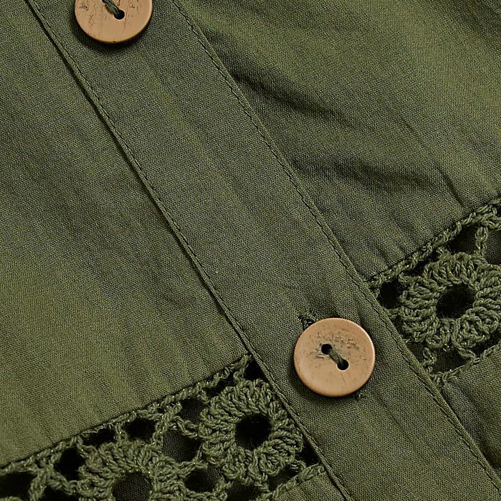 Custom Long Sleeve Lace Detail Shirt