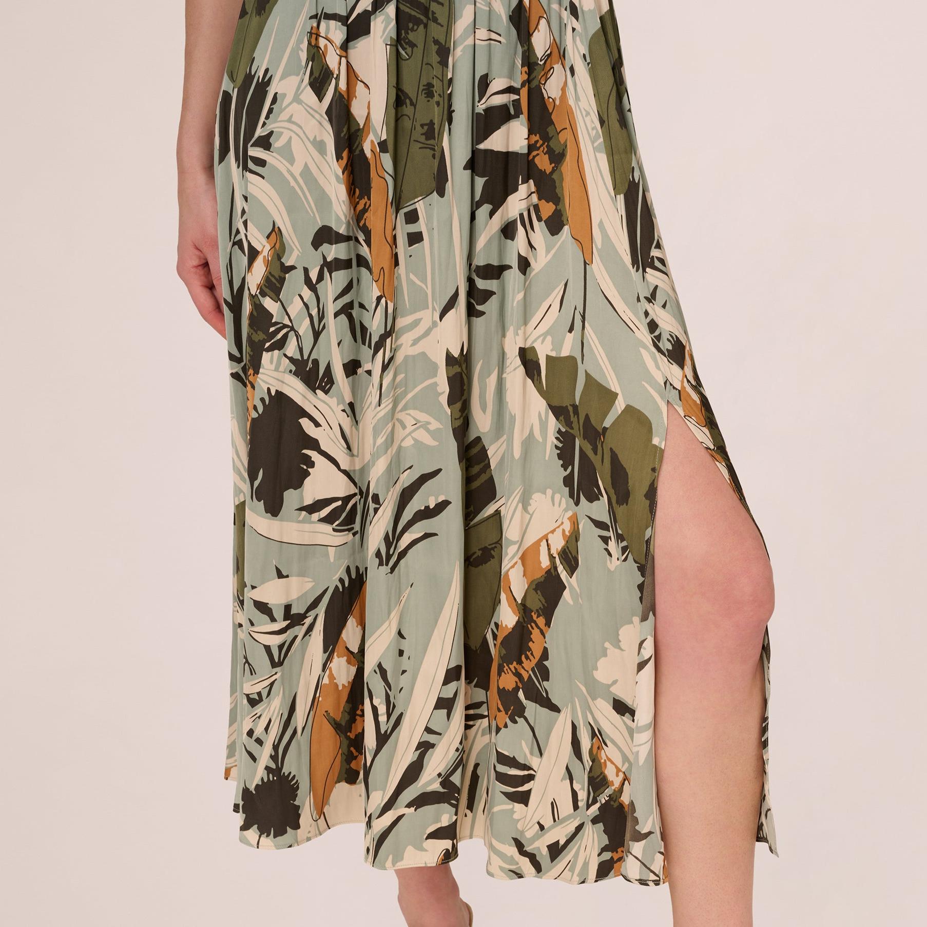 Custom Printed Side Slit A Line Midi Skir (4).jpg