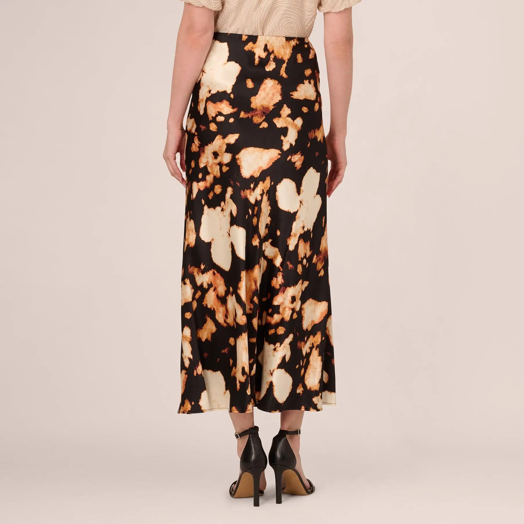 Custom Printed Satin A Line Maxi Skirt (6).jpg