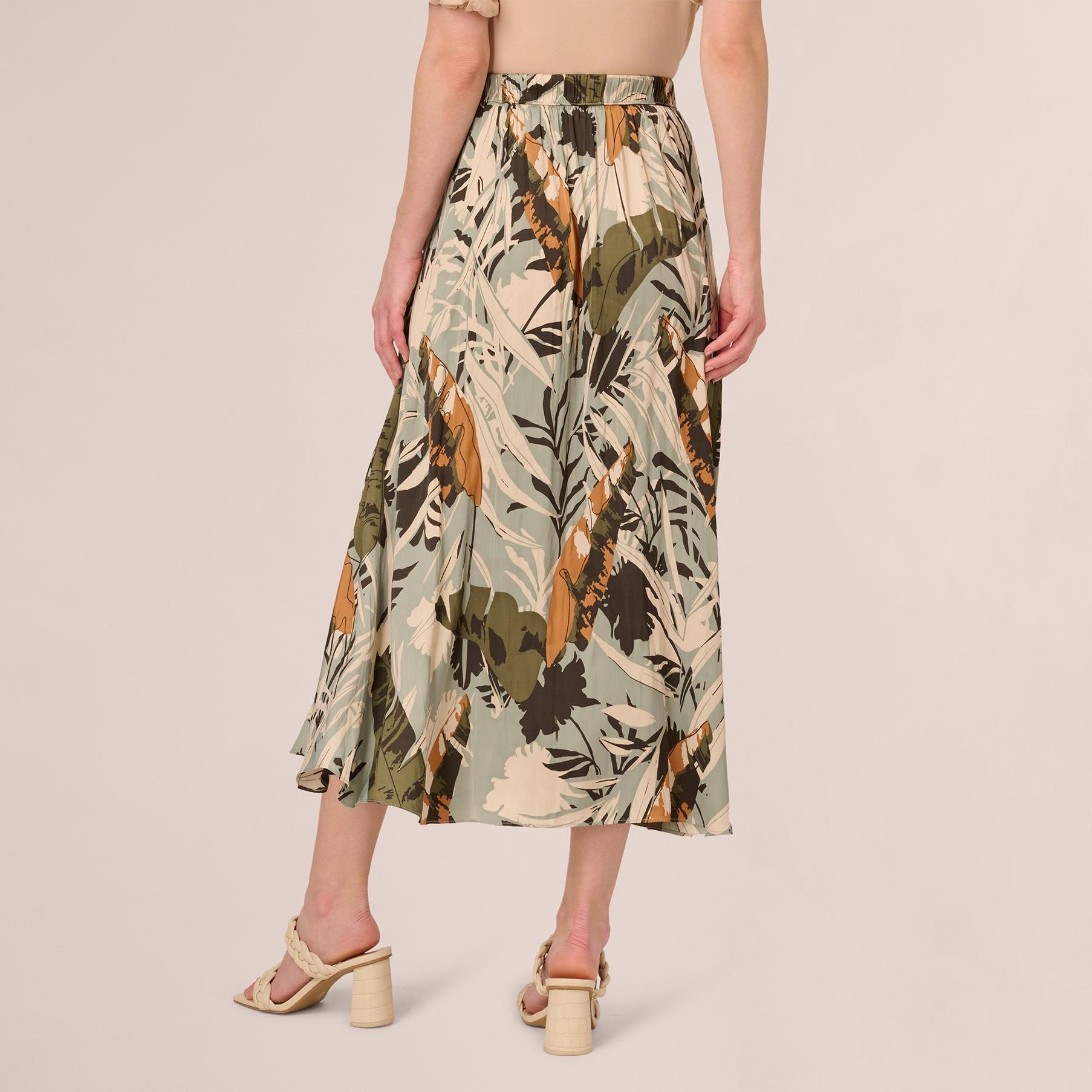 Custom Printed Side Slit A Line Midi Skir (5).jpg