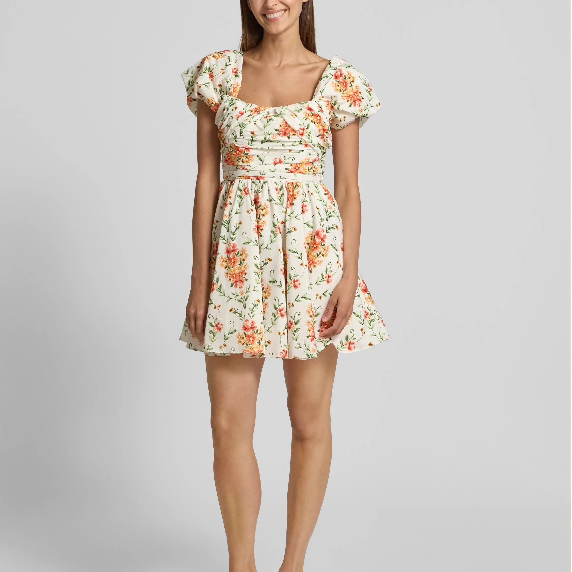 Custom Square neck cocktail dress