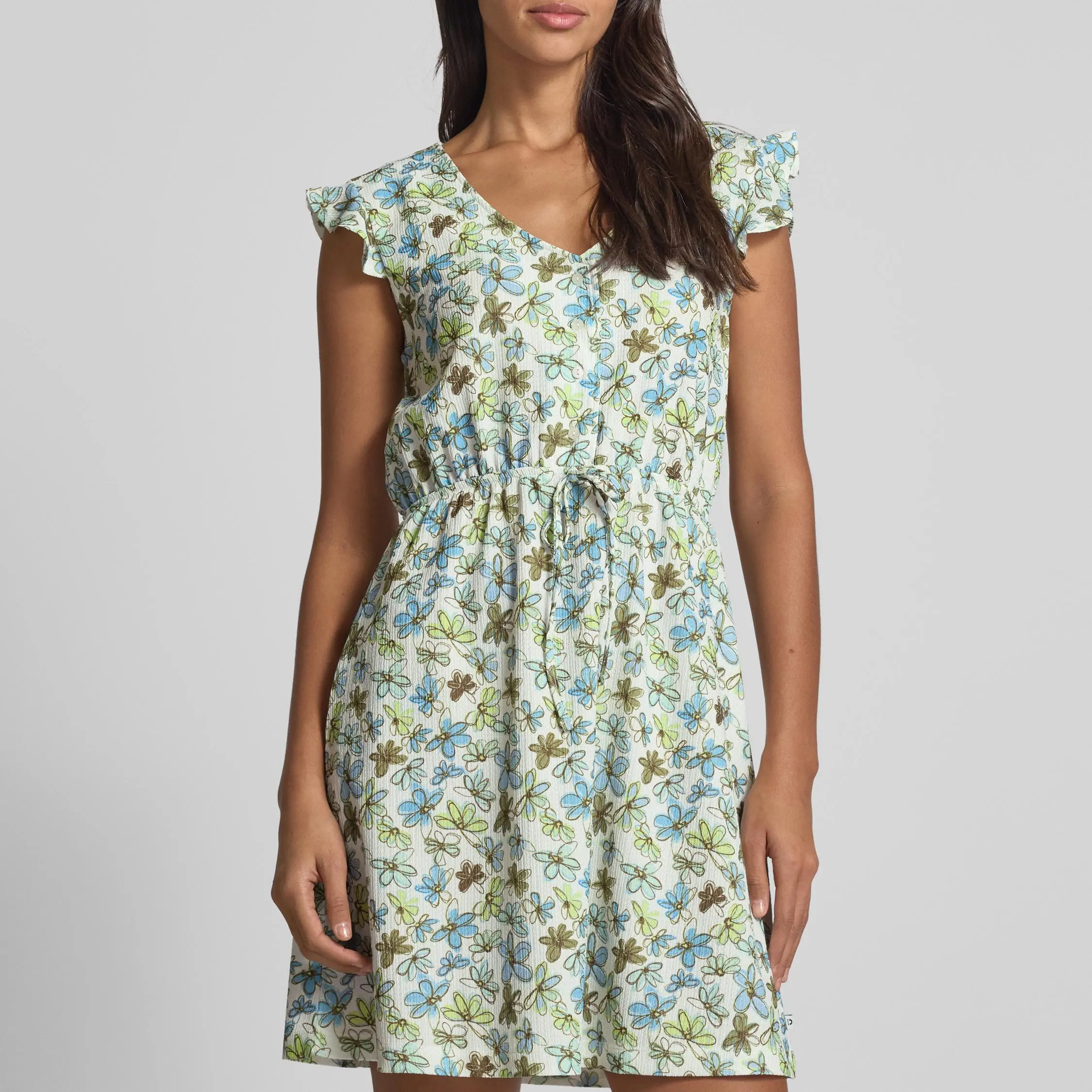 Fitted midi dress with all-over motif in off-white (3).jpg