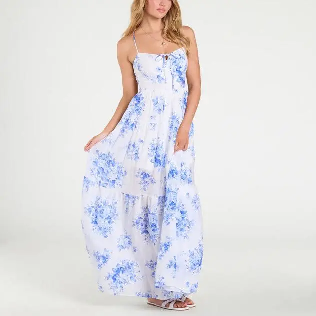 Floral Maxi long sexy women printed Dress.jpg