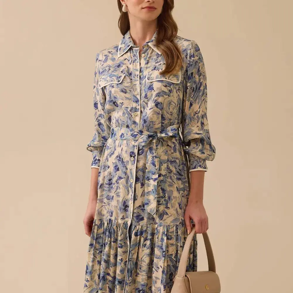 factory custom shirt pleated dress2